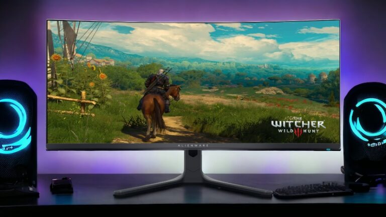 Monitor curvo Alienware 34 QD-OLED para juegos - AW3423DWF
