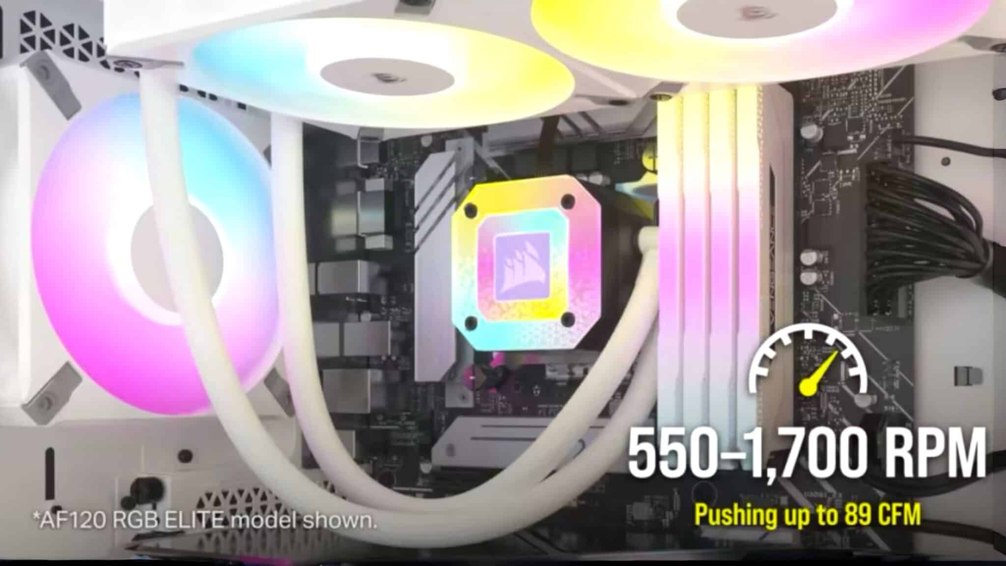 Ventiladores PWM CORSAIR AF140 RGB ELITE: Potencia y Estilo en tu PC