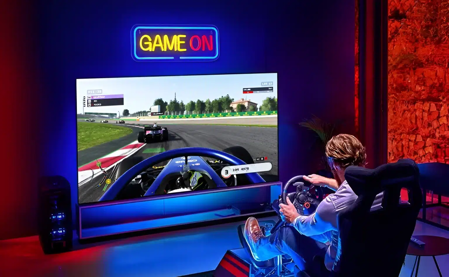 Cartel de Neon "Game On": Iluminación para Gamers - Análisis