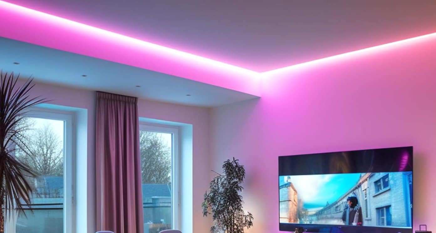 Tira LED Luz RGB 220V Tira Neón Luces Flexible Exterior Impermeable Interior IP65 Multicolor y Música Modos, con Control Remoto, Bluetooth