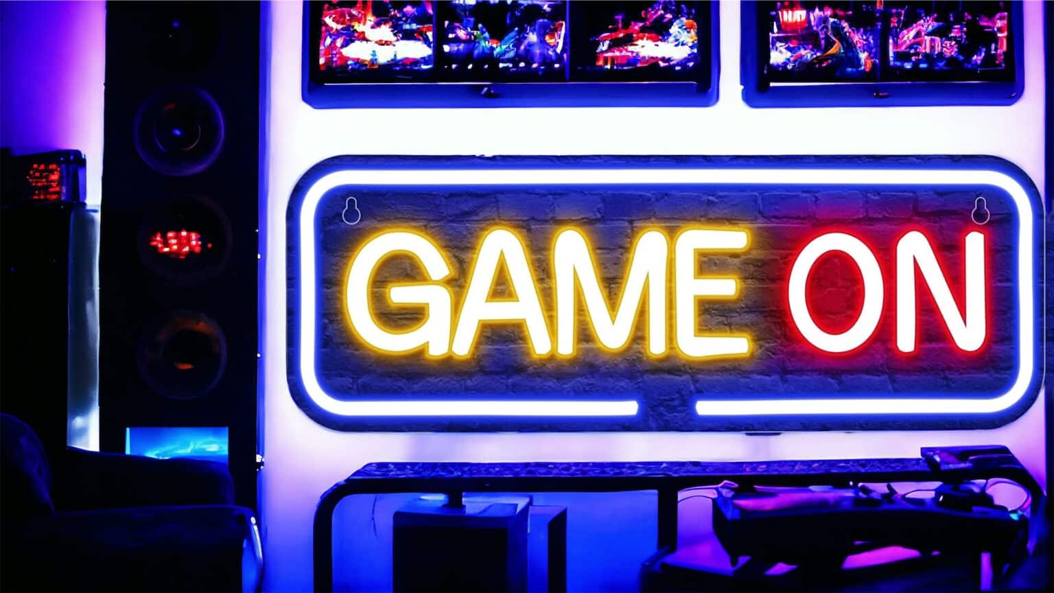 Cartel de Neon "Game On": Iluminación para Gamers - Análisis
