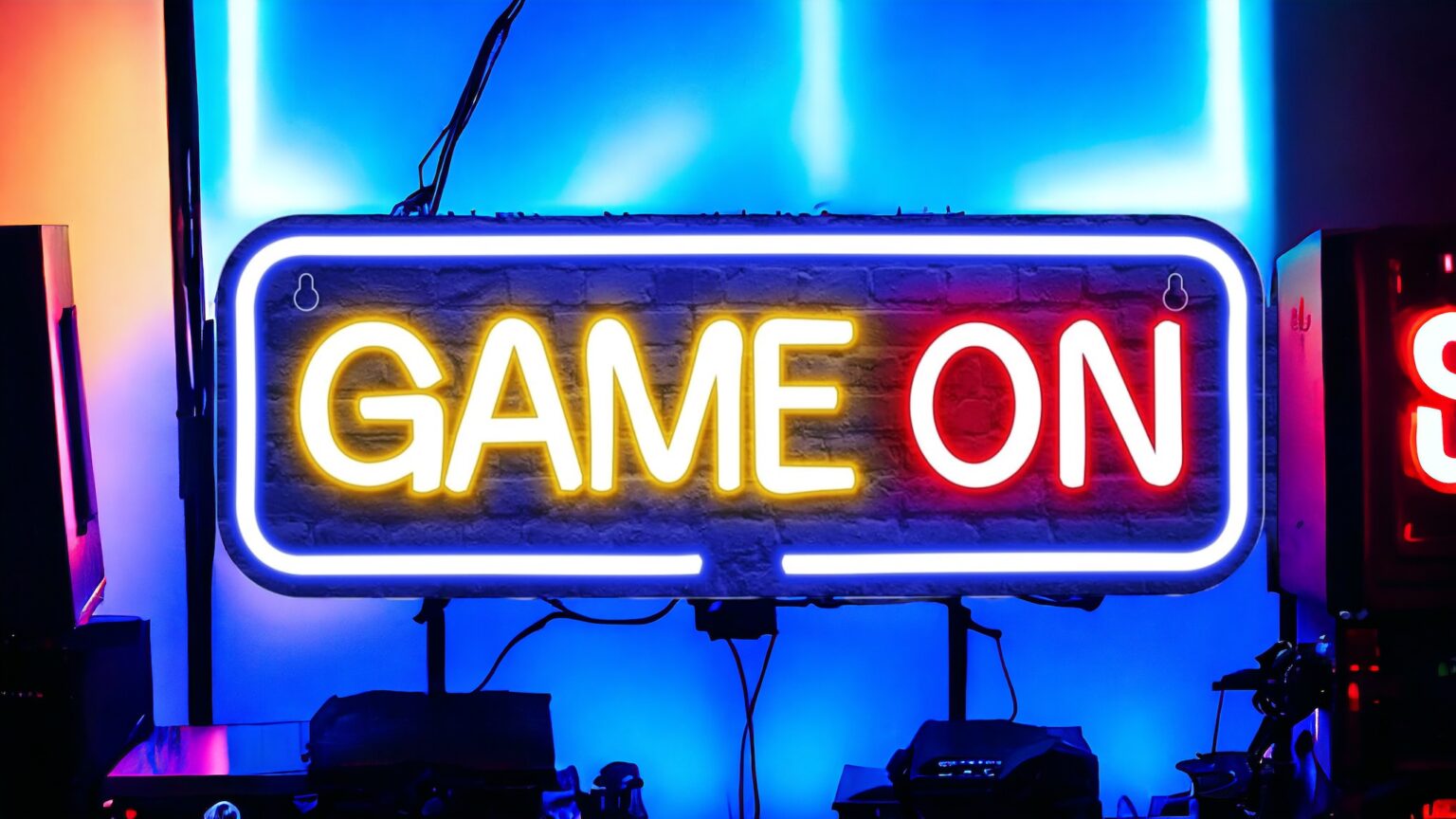 Cartel de Neon "Game On": Iluminación para Gamers - Análisis
