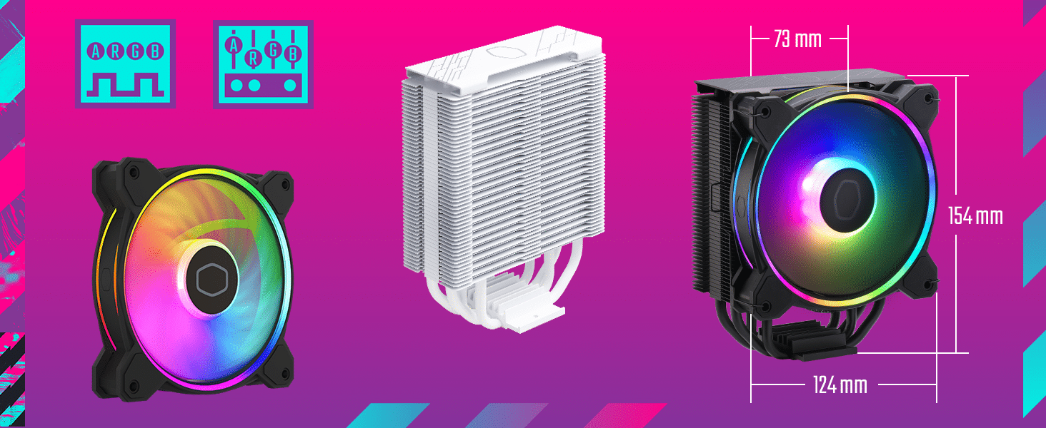 Disipador de CPU Cooler Master Hyper 212 Halo