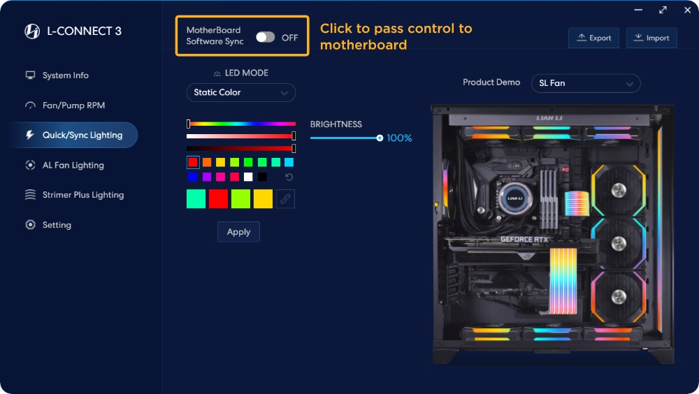 Lian-Li Strimer Plus V2 Triple Cable VGA RGB de 8 Pines
