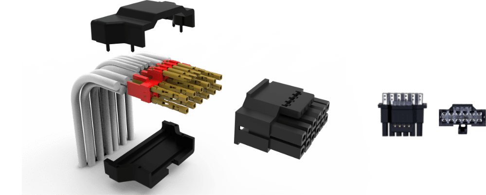 Lian-Li Strimer Plus V2 Triple Cable VGA RGB de 8 Pines
