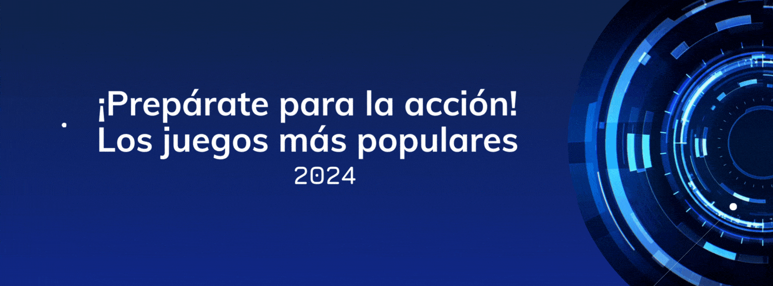 ¡Prepárate para la acción! Los juegos más populares del 2024