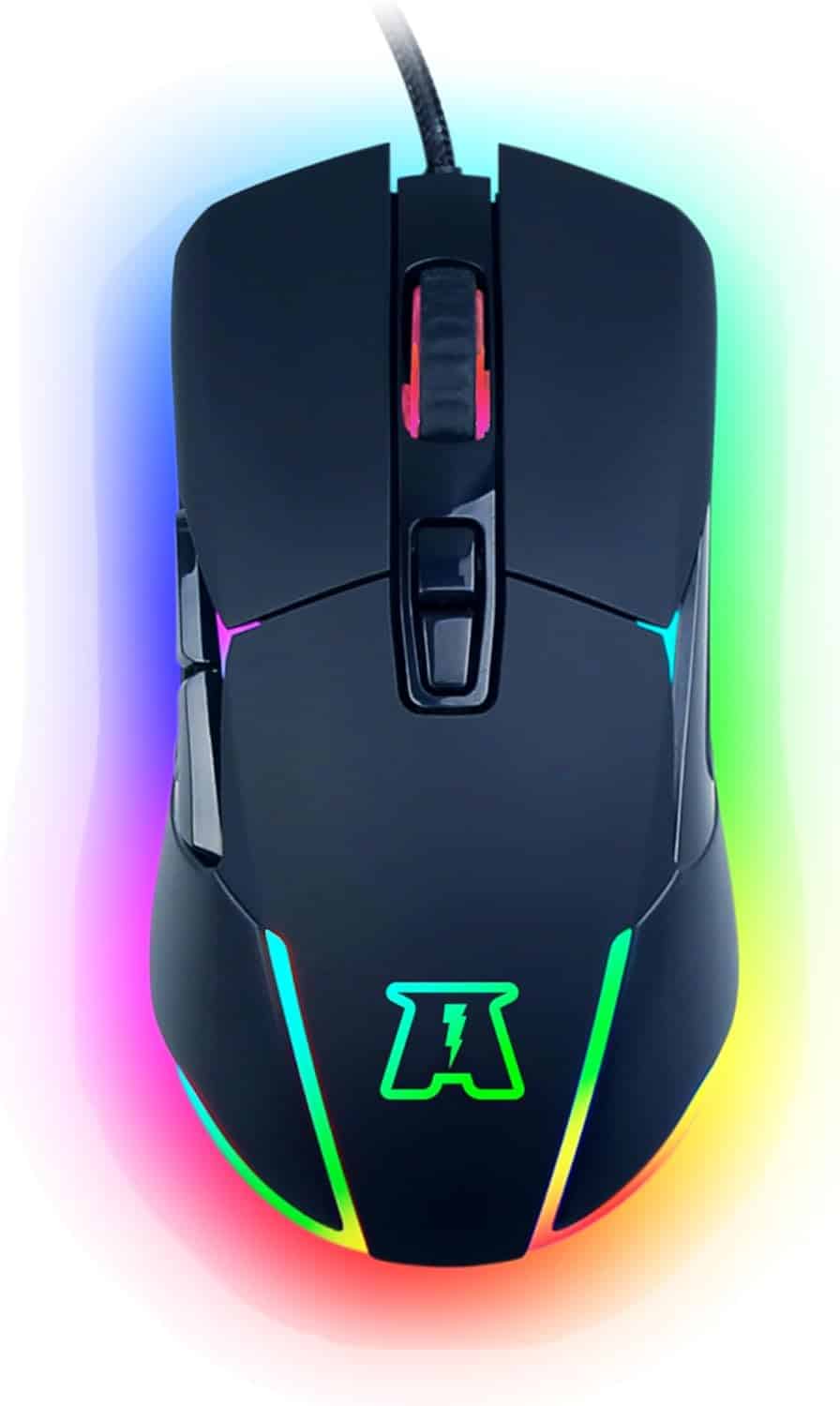 Descubre el AKUMA Otaku M03: un potente ratón para juegos con retroiluminación LED RGB, sensor óptico de 7200 DPI y 7 botones programables. Ligero, cómodo y compatible con PC/PS4/PS5/Xbox, es la elección ideal para los jugadores más exigentes.