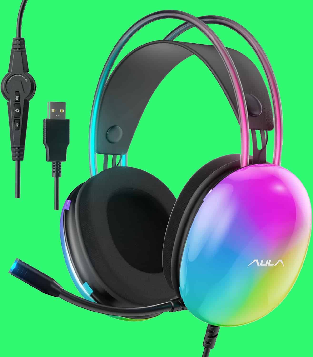 LOS AURICULARES CON MÁS RGB QUE EXISTEN - AULA S505