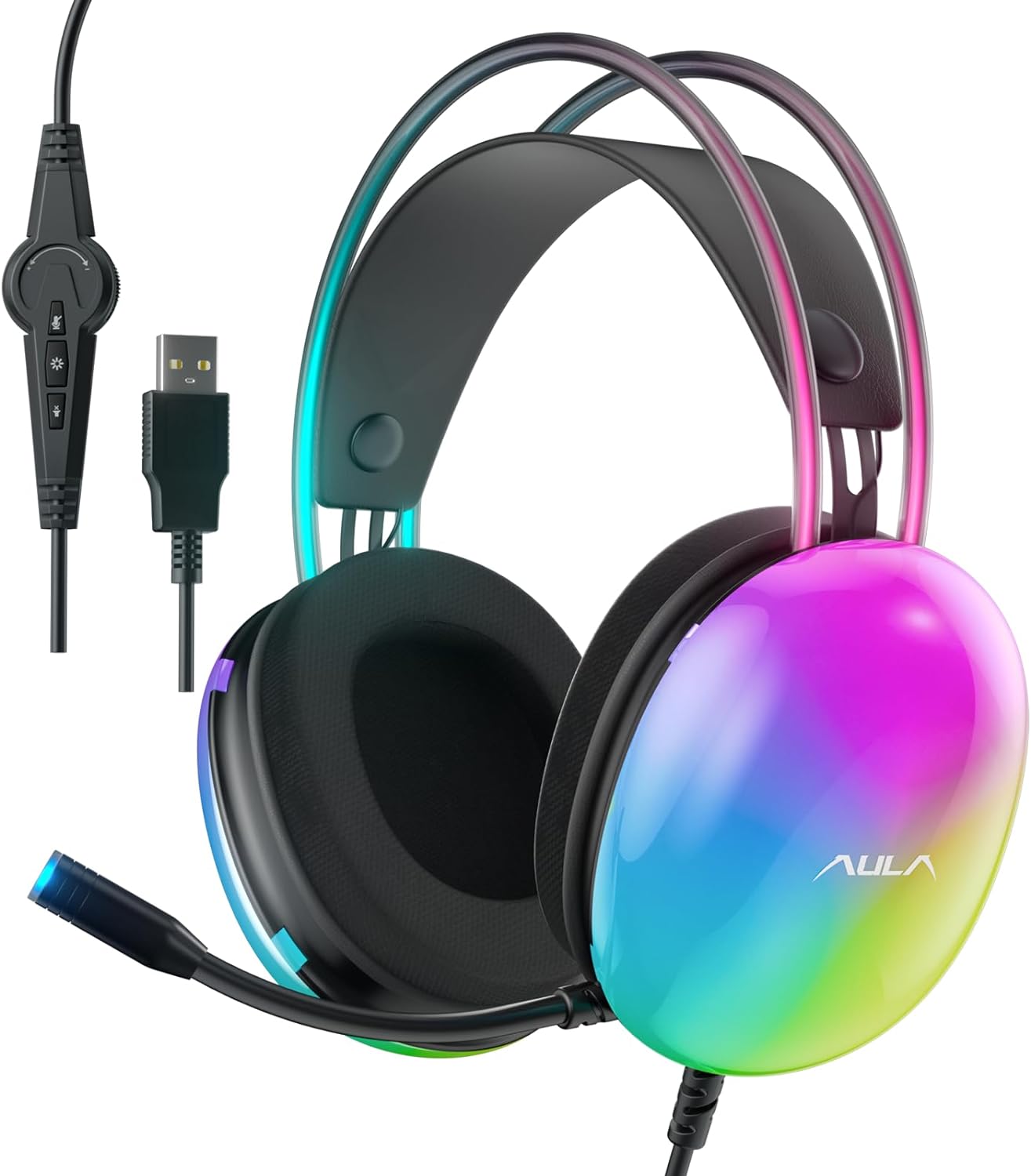 LOS AURICULARES CON MÁS RGB QUE EXISTEN - AULA S505