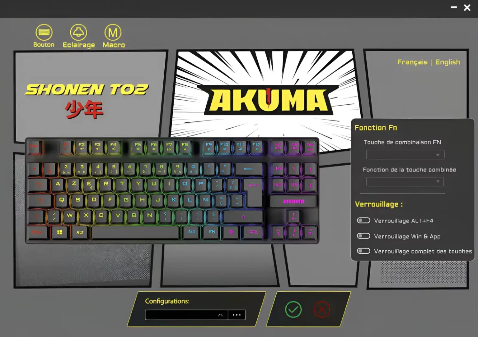 Akuma Shounen T02 Teclado Gaming