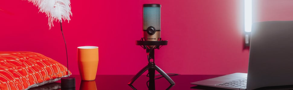 Micrófono CHERRY UM 9.0 Pro RGB: Calidad y Versatilidad