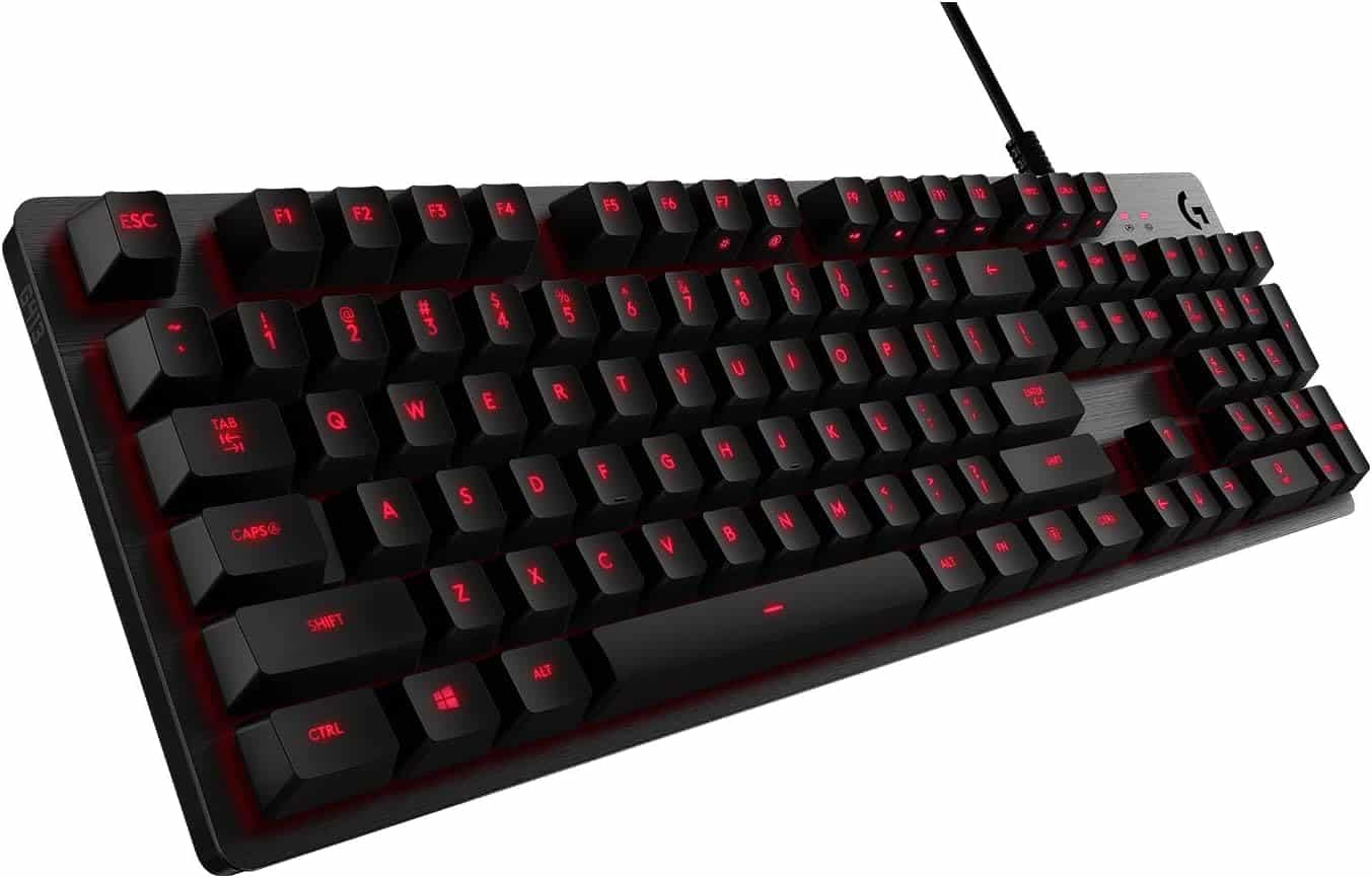 Logitech G413 Teclado Gaming Mecánico, Teclas Retroiluminadas, Teclas Romer-G Táctil, Aleación de Aluminio 5052, Personalizable, Conexión de Paso de USB,...