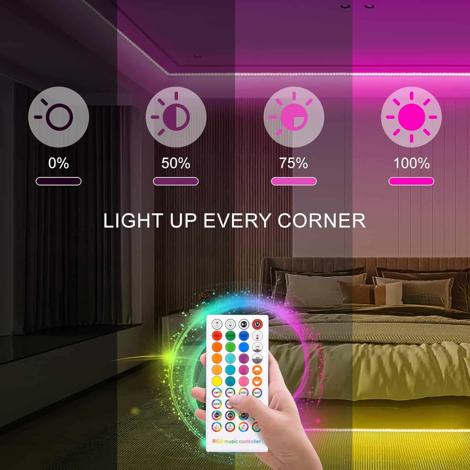 Tira Luces LED 30M Control APP TVLIVE