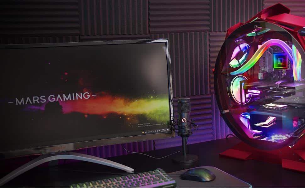 Mars Gaming MF-3DKIT Blanco, Kit 3 Ventiladores ARGB 360° 12cm, Espejo Infinito 3D, Sistema Anti-vibraciones, Controlador ARGB, Mando a Distancia RF, Compatibilidad Total