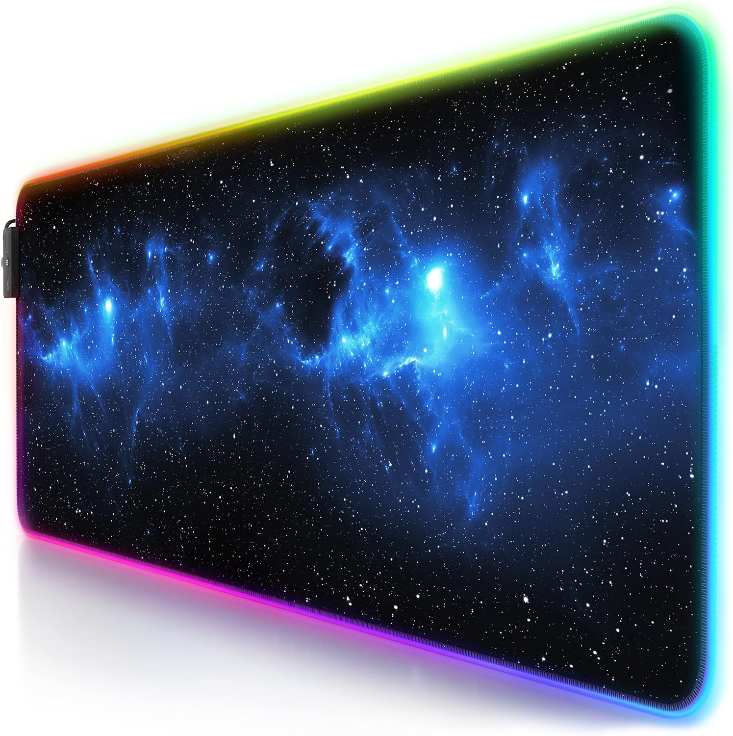 TITANWOLF - Alfombrilla de Ratón Gaming RGB