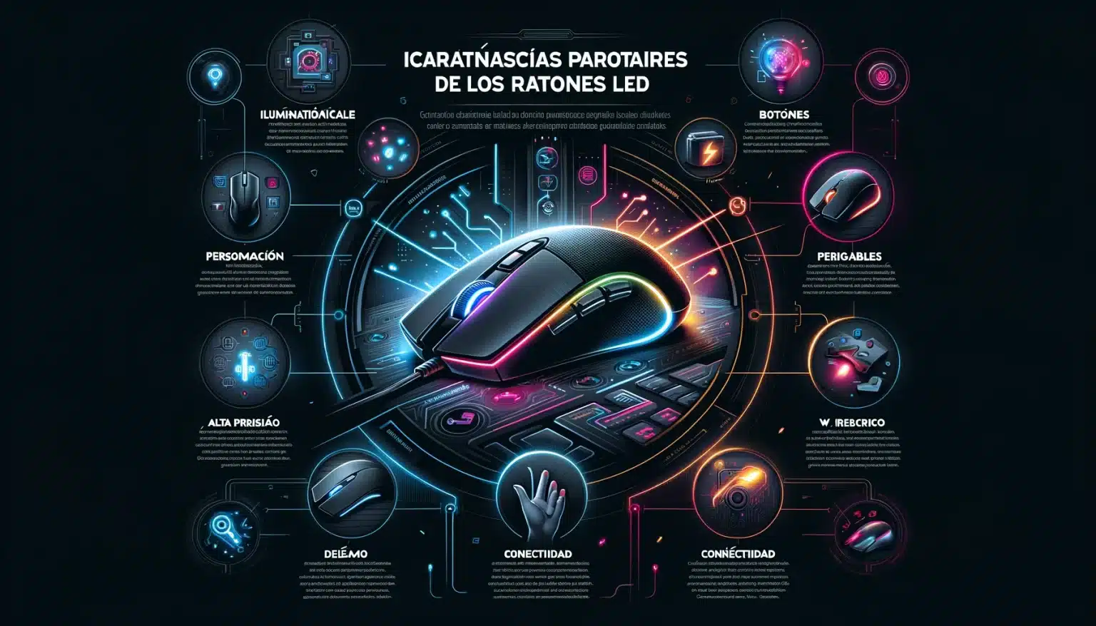 Características Principales de los Ratones LED