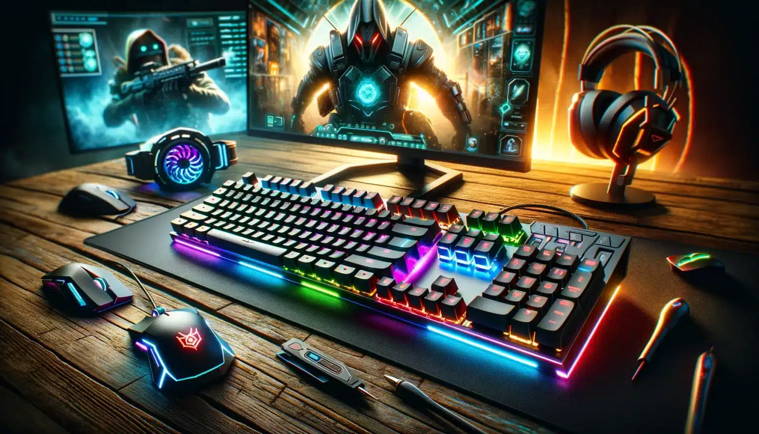 Elegir un buen teclado mecánico es crucial para cualquier gamer por varias razones fundamentales: 1. Precisión y Respuesta Rápida: 2. Los teclados mecánicos ofrecen una precisión superior y una respuesta más rápida en comparación con los teclados de membrana. Los interruptores mecánicos, como los Cherry MX, Romer-G o los ópticos de Razer, están diseñados para registrar cada pulsación con exactitud, lo que es esencial en juegos que requieren reflejos rápidos y movimientos precisos. 3. Durabilidad: 4. Los teclados mecánicos están construidos para durar mucho más que sus contrapartes de membrana. Los interruptores mecánicos pueden soportar millones de pulsaciones, lo que garantiza que el teclado mantendrá su rendimiento óptimo durante años, incluso con uso intensivo. 5. Personalización: 6. Muchos teclados mecánicos vienen con software de personalización que permite ajustar la iluminación RGB, asignar macros y configurar perfiles específicos para diferentes juegos. Esto no solo mejora la estética del setup, sino que también optimiza la funcionalidad del teclado para adaptarse a las necesidades específicas del jugador. 7. Comodidad y Ergonomía: 8. La ergonomía es un aspecto crucial para los gamers que pasan largas horas frente a la pantalla. Los teclados mecánicos suelen incluir reposamuñecas y un diseño que reduce la fatiga, lo que es vital para mantener la comodidad durante sesiones de juego prolongadas. 9. Teclas Anti-Ghosting y N-Key Rollover: 10. Estas características aseguran que todas las pulsaciones de teclas se registren correctamente, incluso cuando se presionan múltiples teclas simultáneamente. Esto es especialmente importante en juegos que requieren combinaciones de teclas complejas y rápidas. En resumen, un buen teclado mecánico no solo mejora el rendimiento del juego, sino que también ofrece durabilidad, comodidad y una personalización que se adapta a las preferencias del jugador, haciendo que la experiencia de juego sea más efectiva y agradable.