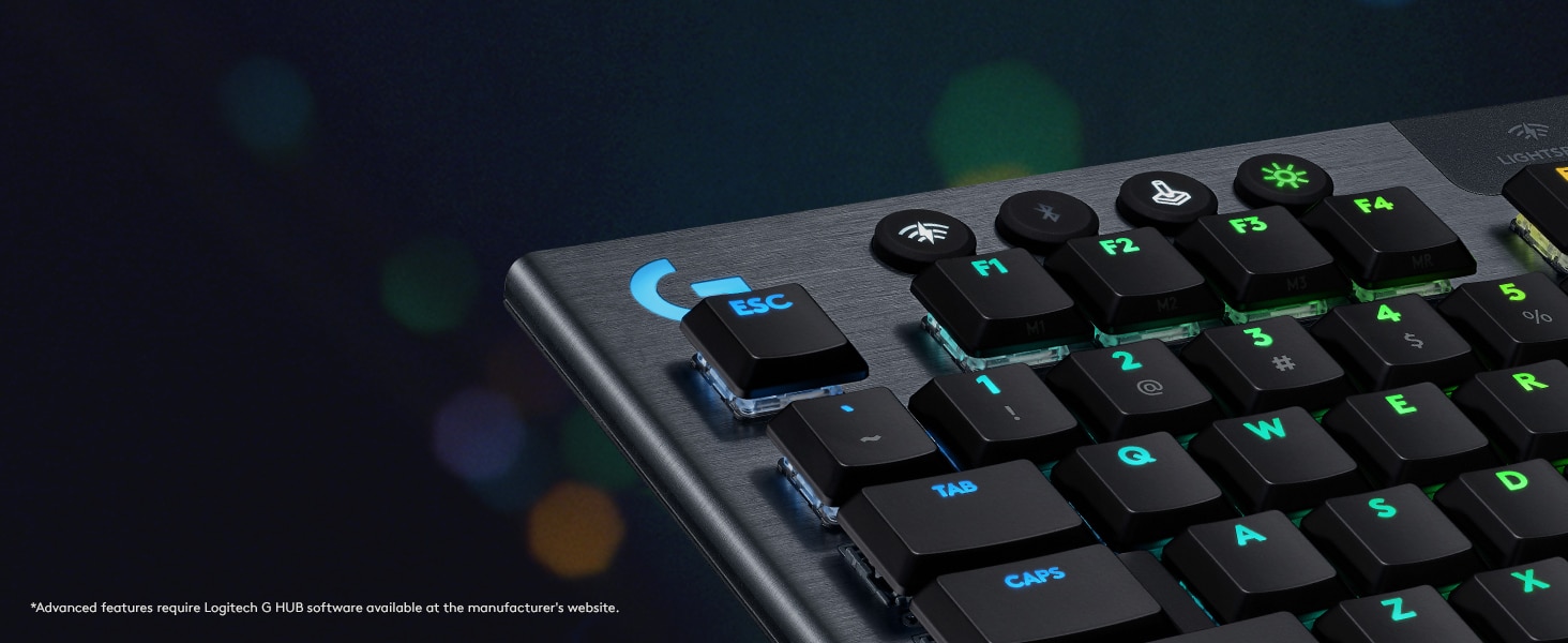 Logitech G915 TKL Teclado Gaming Inalámbrico