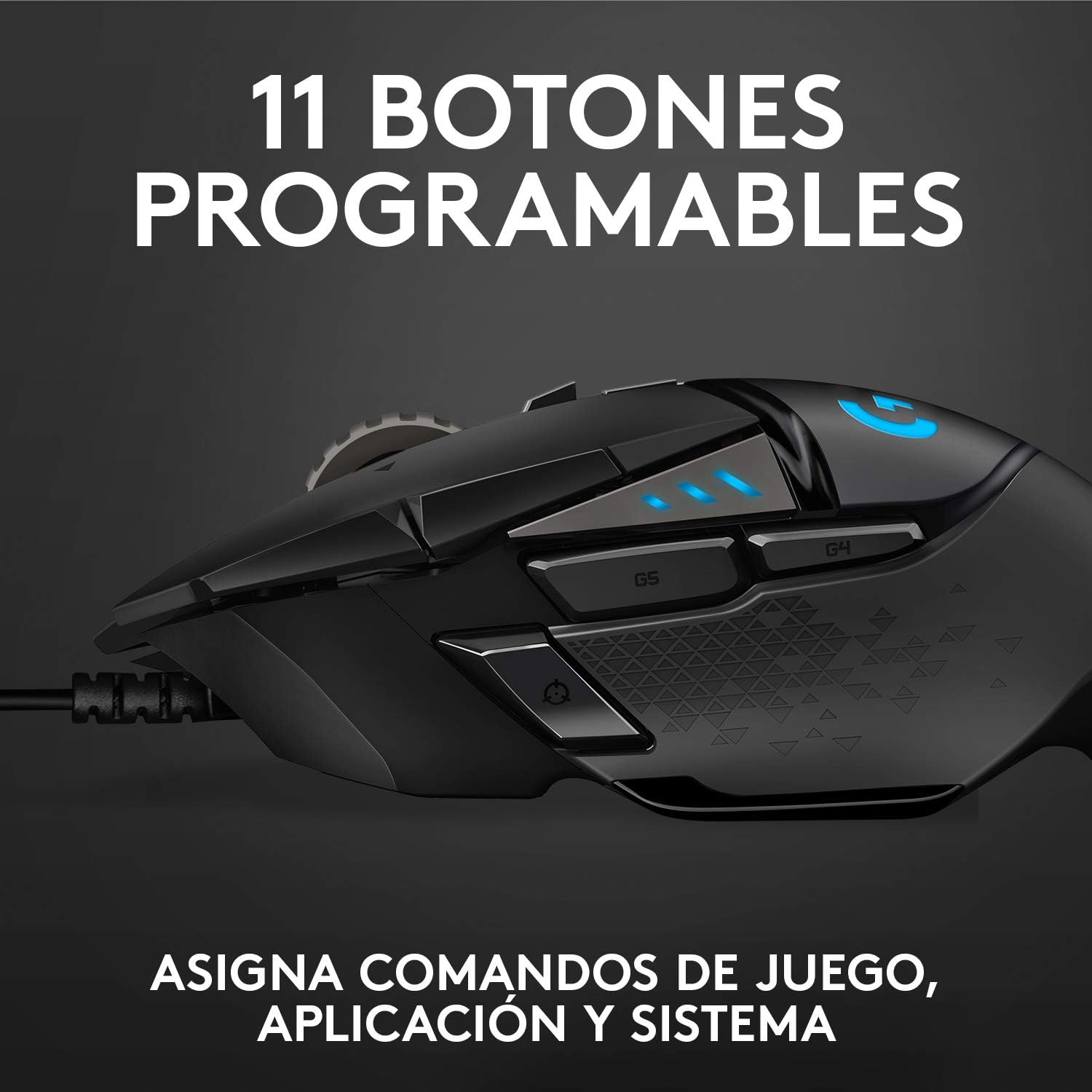 Logitech G502 HERO: Precisión y Personalización para Gamers Profesionales