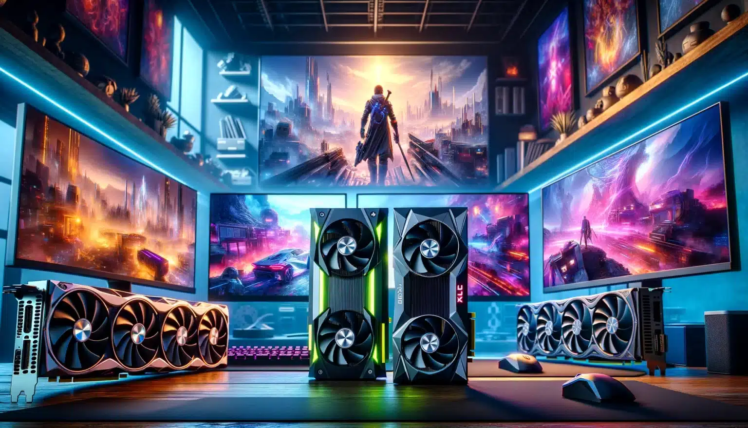 En la era del gaming en 4K, contar con una tarjeta gráfica de alto rendimiento es esencial para disfrutar de una experiencia visual impecable. Las resoluciones ultra altas requieren GPUs que puedan manejar grandes cantidades de datos y proporcionar una tasa de frames constante y fluida. En esta sección, analizaremos las mejores opciones del mercado para jugar en 4K, destacando sus características clave y por qué son la elección ideal para los gamers que buscan la mejor calidad gráfica sin compromisos.