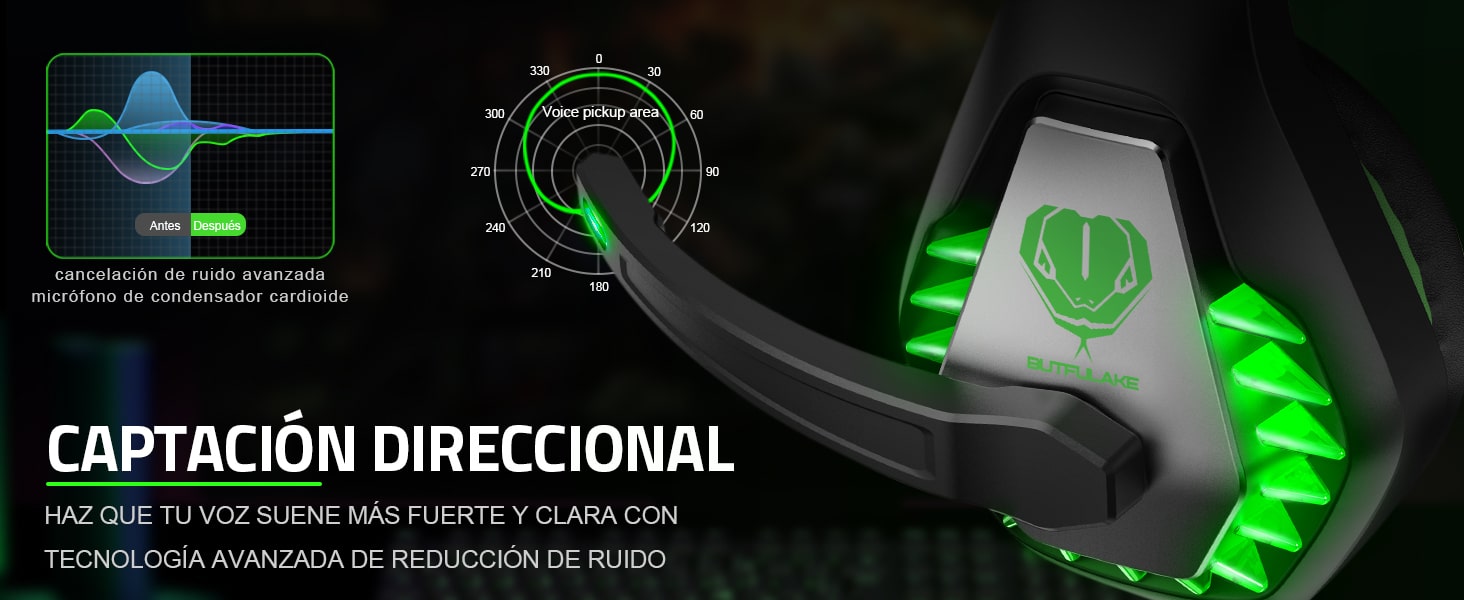 Cascos Gaming BARATOS con Sonido Envolvente y Cancelación de Ruido