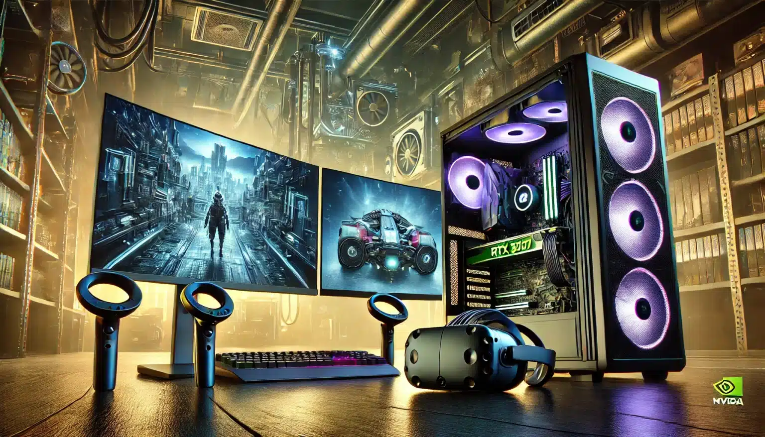 Para una experiencia de VR fluida, necesitas una GPU con alta capacidad de procesamiento y suficiente VRAM 🕶️💻. Las tarjetas gráficas deben ser lo suficientemente potentes para manejar las altas demandas de los juegos y aplicaciones de realidad virtual, que requieren renderizar gráficos en tiempo real a altas resoluciones y con altas tasas de refresco para evitar el mareo y la latencia. Recomendaciones de GPU para VR: 1. NVIDIA RTX 3070: Esta tarjeta gráfica es una opción excelente para la realidad virtual, ofreciendo un rendimiento sólido y soporte para tecnologías avanzadas como el trazado de rayos y DLSS 🖥️🎮. Con su alta capacidad de procesamiento y 8 GB de VRAM, la RTX 3070 puede manejar fácilmente los juegos y aplicaciones de VR más exigentes, proporcionando una experiencia inmersiva y sin interrupciones. 2. AMD RX 6800: Otra opción recomendada para VR es la AMD RX 6800, que también ofrece un rendimiento impresionante y 16 GB de VRAM 🔥📊. Esta tarjeta gráfica proporciona el poder necesario para ejecutar juegos y aplicaciones de VR con altos niveles de detalle y fluidez, además de ser compatible con tecnologías como el trazado de rayos y FidelityFX Super Resolution (FSR), que mejora aún más la calidad visual y el rendimiento. Beneficios de usar GPUs de alta gama para VR: * Renderizado rápido y fluido: Las GPUs de alta gama como la RTX 3070 y la RX 6800 aseguran que los gráficos se rendericen de manera rápida y fluida, lo cual es crucial para una experiencia de VR inmersiva 🌟🎥. * Alta capacidad de VRAM: Con suficiente VRAM, estas tarjetas pueden manejar texturas complejas y resoluciones altas, proporcionando imágenes claras y detalladas 🖼️🔍. * Compatibilidad con tecnologías avanzadas: El soporte para tecnologías como el trazado de rayos y DLSS (NVIDIA) o FSR (AMD) mejora la calidad visual y el rendimiento, llevando la experiencia de VR al siguiente nivel 🚀🔧. Invertir en una GPU de alta gama como la NVIDIA RTX 3070 o la AMD RX 6800 garantizará que tu experiencia de VR sea suave, inmersiva y libre de problemas, permitiéndote disfrutar plenamente de todo lo que la realidad virtual tiene para ofrecer.