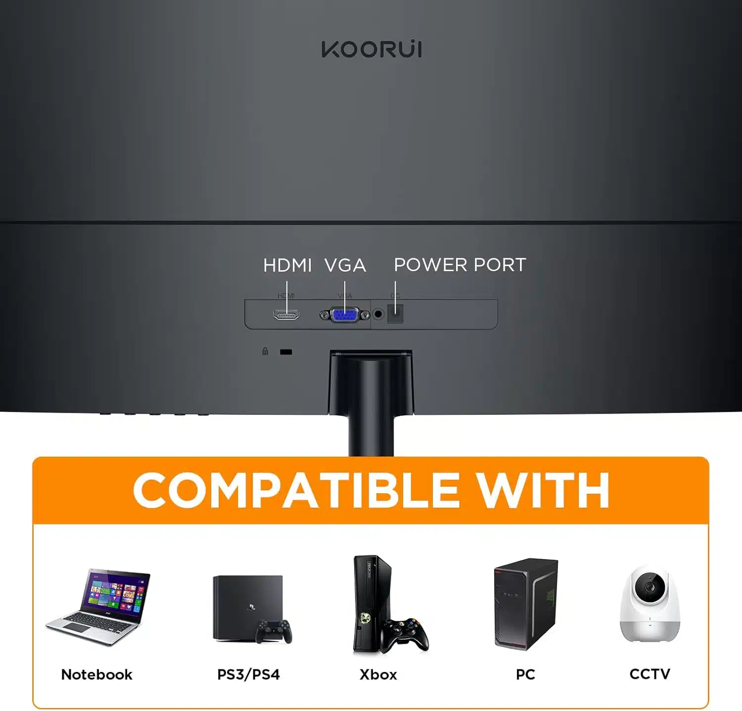 Monitor KOORUI de 23,6 pulgadas del catálogo de GlowUpGamer