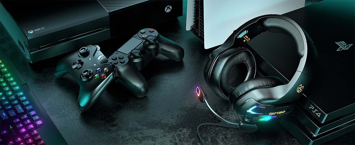Auriculares Gaming Baratos Tatybo: Calidad Superior para PS4, PS5, Xbox, PC y Switch