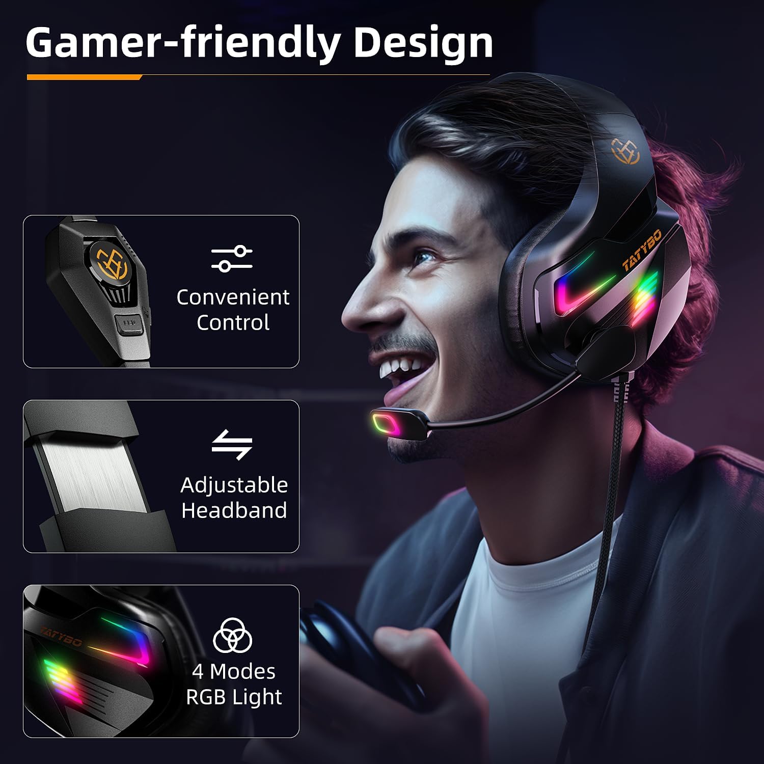 Auriculares Gaming Baratos Tatybo: Calidad Superior para PS4, PS5, Xbox, PC y Switch