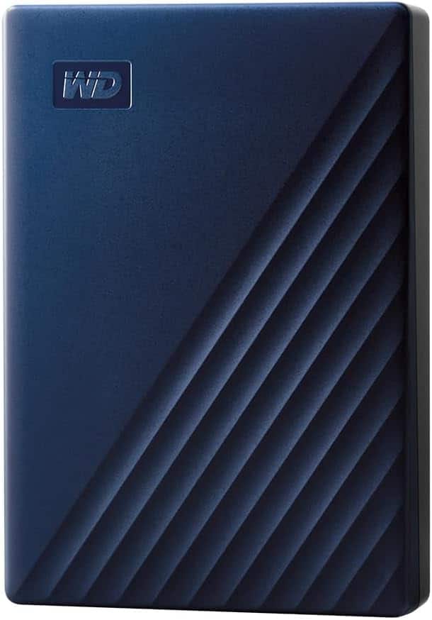 WD 5TB My Passport–Disco duro portátil, USB 3.0, Color Azul medianoche
