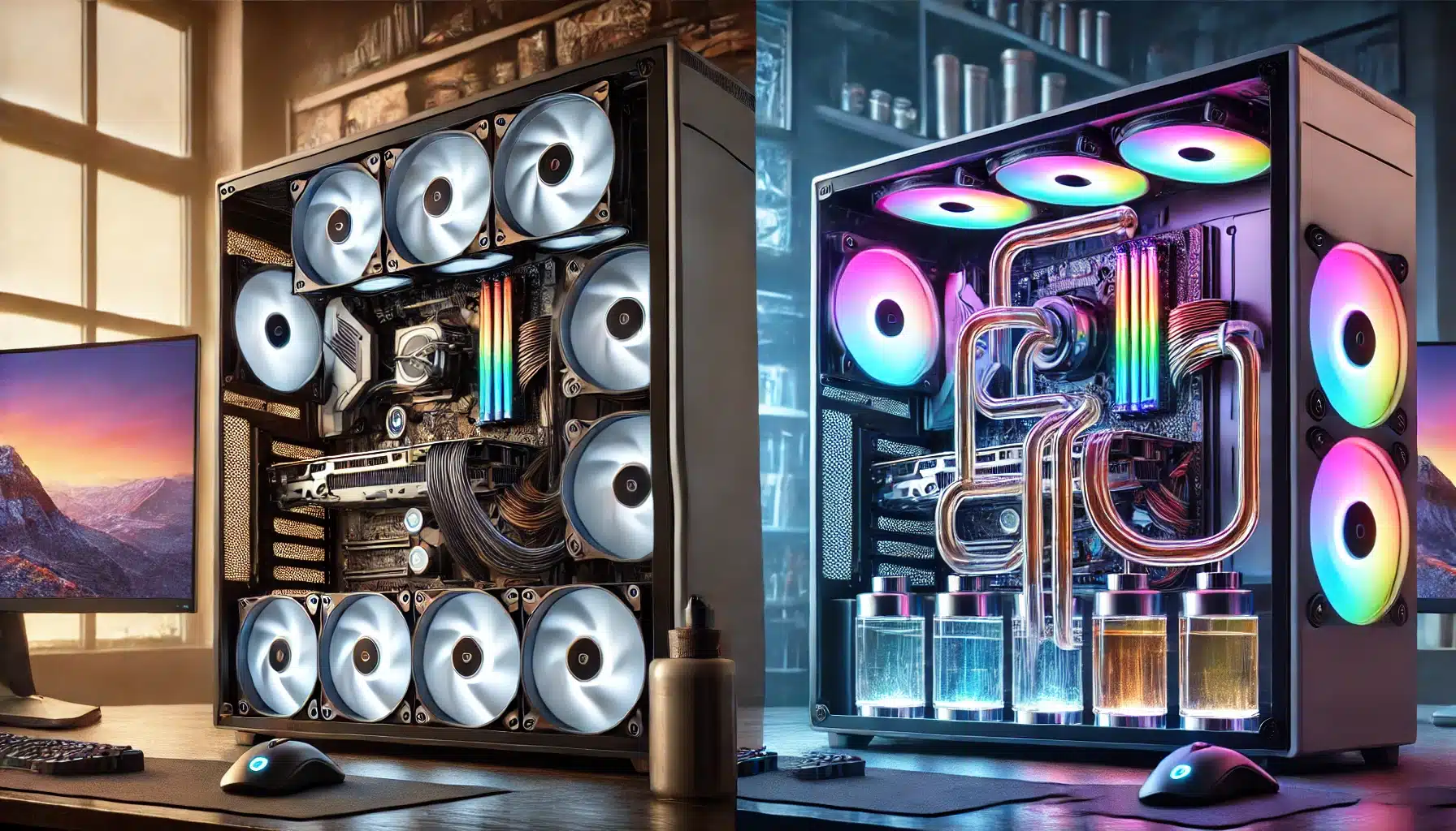 pc gaming con refrigeracion liquida