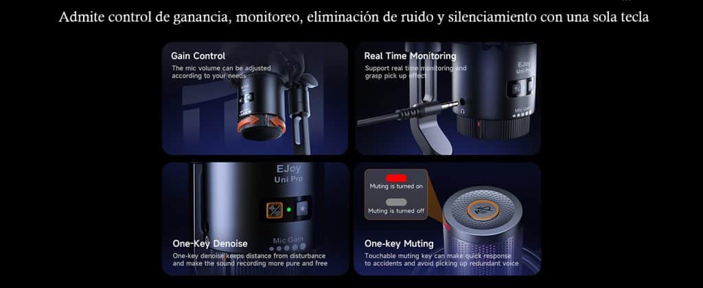 🎤 Análisis del Micrófono COMICA EJoy Uni (D): Una Herramienta Profesional para el Gaming, Podcasting y Grabación 🎮