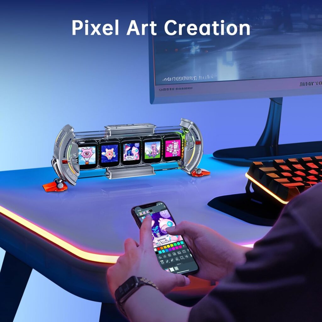 Divoom Time Gate: La Pantalla de Arte Pixelado para Decorar y Organizar tu Espacio