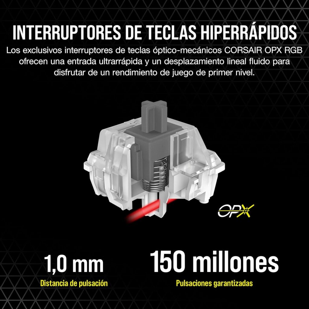 Corsair K60 PRO TKL RGB: Teclado Mecánico-Óptico para Juegos de Alto Rendimiento
