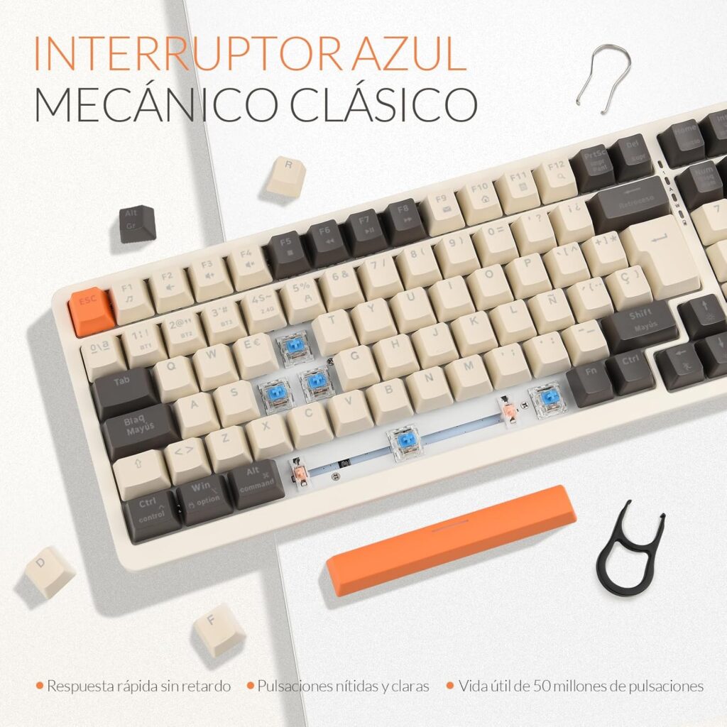 Reseña Detallada del Rii RK909 Teclado Mecánico Gaming 🎮⌨️