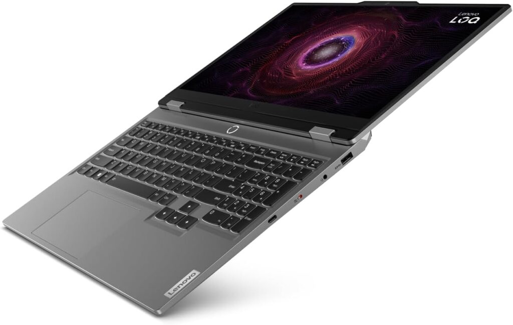 Lenovo LOQ Gen 9 - Ordenador Portátil Gaming 15.6" FHD, 144Hz (AMD Ryzen 7 7435HS, 24GB RAM, 1TB SSD, NVIDIA GeForce RTX 4060 8GB, Wi-Fi 6, Sin Sistema Operativo) - Teclado QWERTY Español, Gris Luna