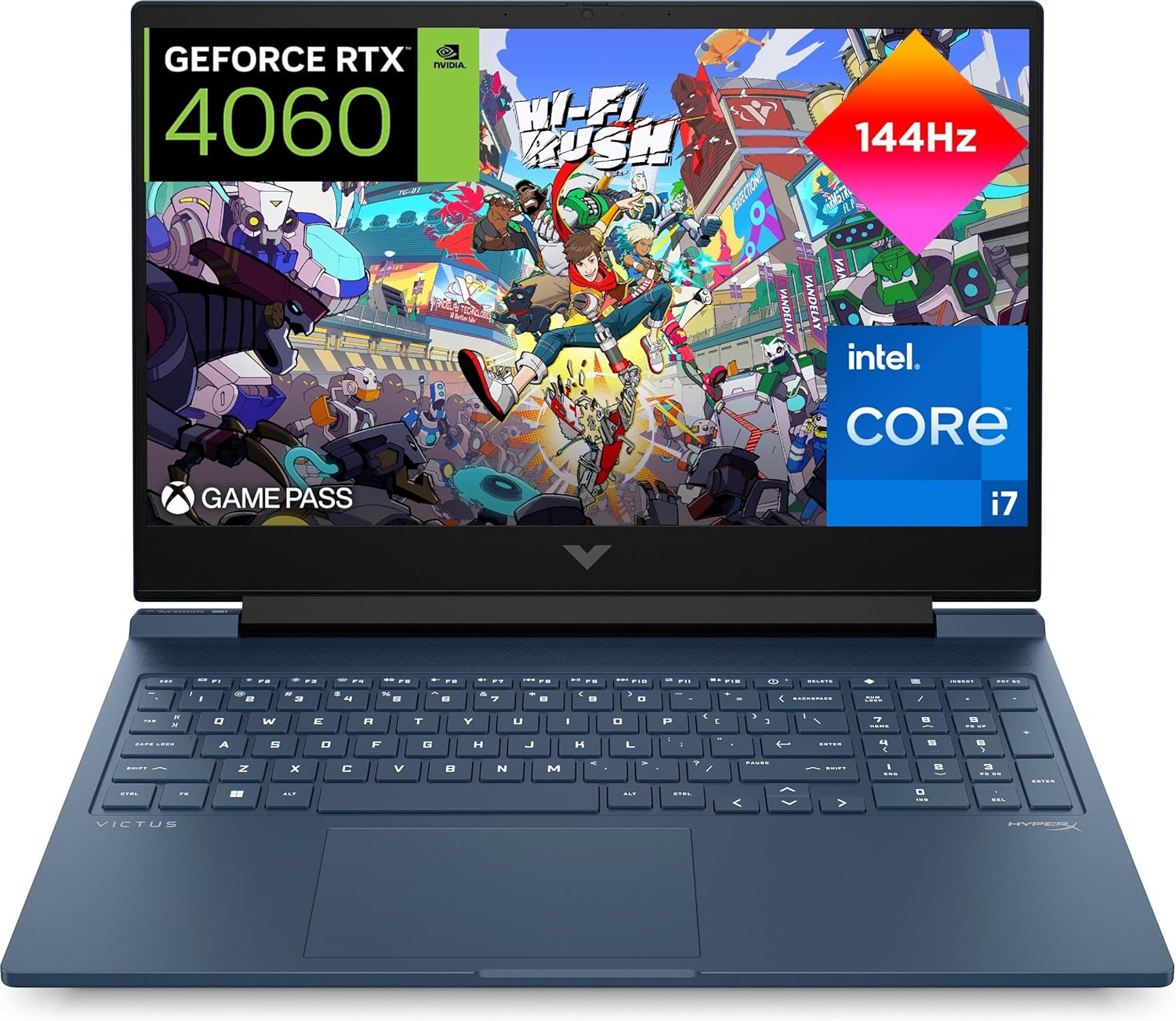 HP Victus 16-r1036ns- Ordenador portátil Gaming de 16.1" (Intel Core i7-14650HX, 32GB RAM, 1TB SSD, NVIDIA GeForce RTX 4060 8GB 120 TDP, Sin Sistema...
