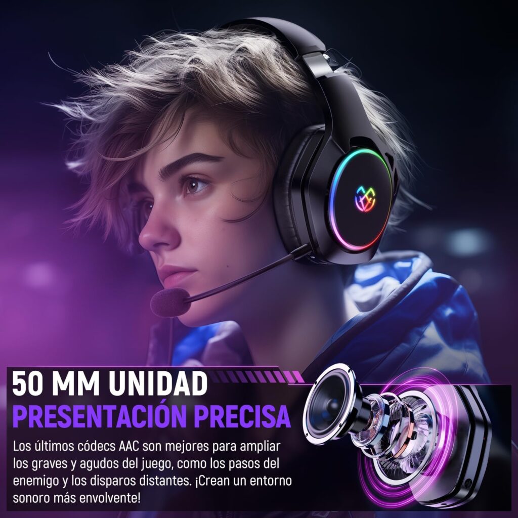 Reseña Completa: Tatybo Cascos Gaming Inalámbricos para PC/PS5/PS4