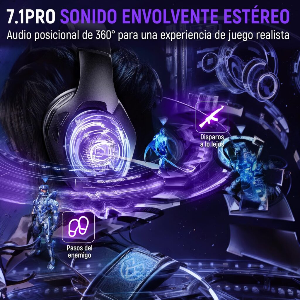 Reseña Completa: Tatybo Cascos Gaming Inalámbricos para PC/PS5/PS4