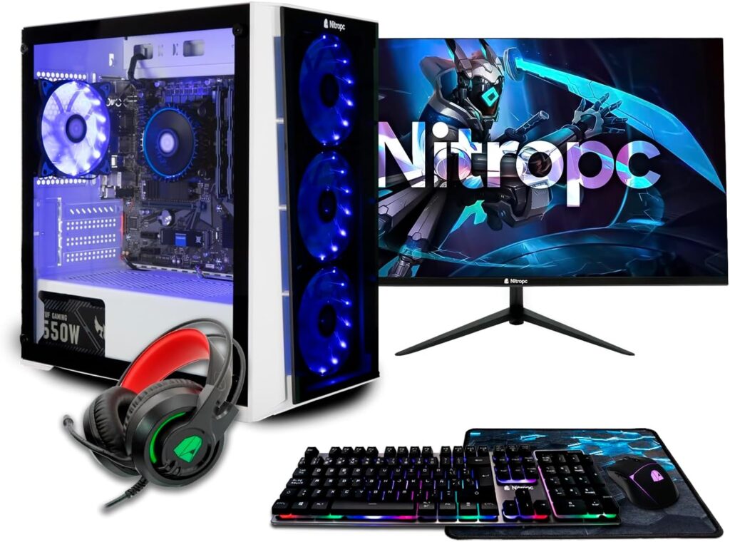 🖥️ Análisis Completo: NitroPC Gaming Pack – PC de Sobremesa con Monitor, Periféricos y Windows 11 Pro