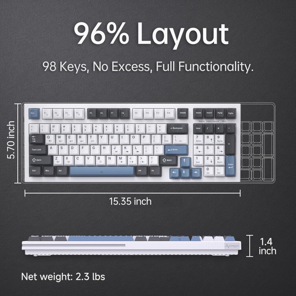 🧠 KEMOVE K98SE: El teclado mecánico compacto que quiere competir con los grandes