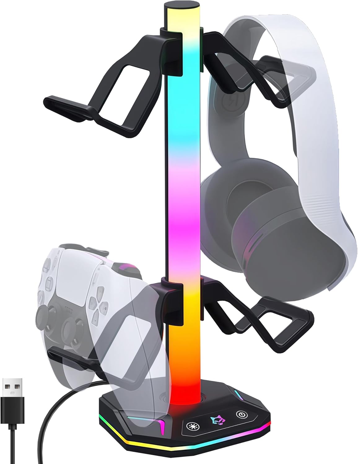 Auvstar Soporte Organizador para Cascos Gaming y Mando: un accesorio que te ordena la mesa y te alegra la vista