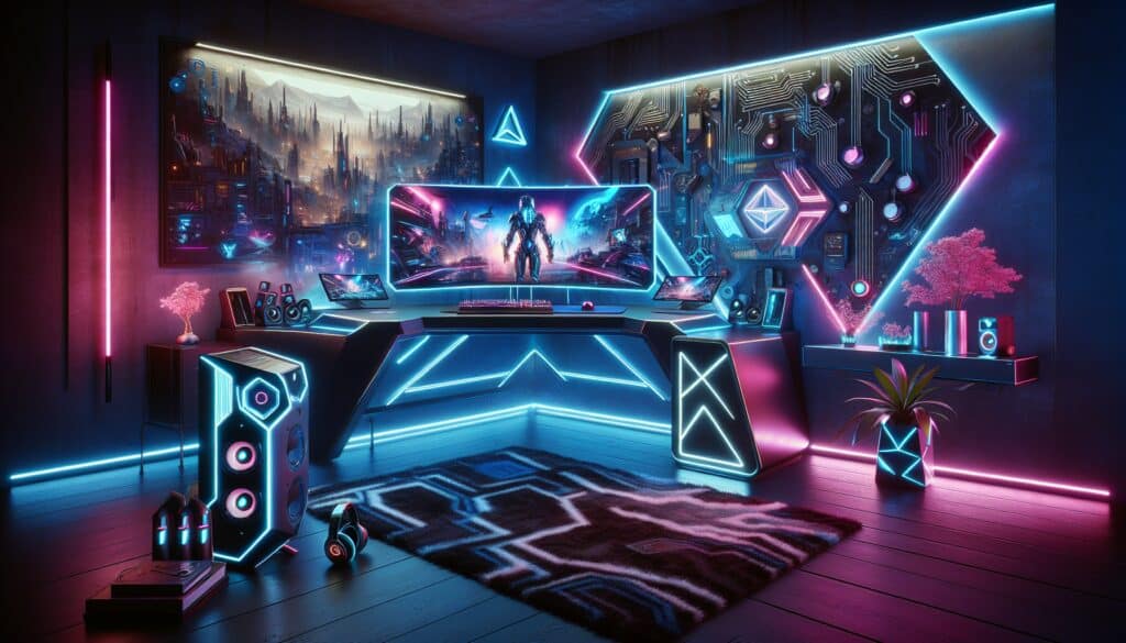 Guía: setup gamer con estilo cyberpunk