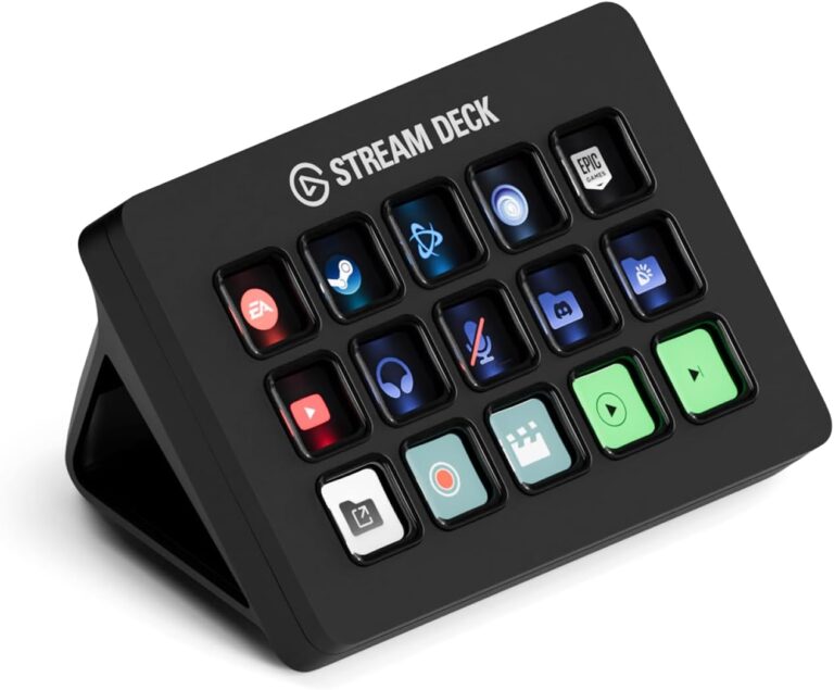 Controlador Elgato Stream Deck MK.2 con quince teclas LCD, imagen de Amazon