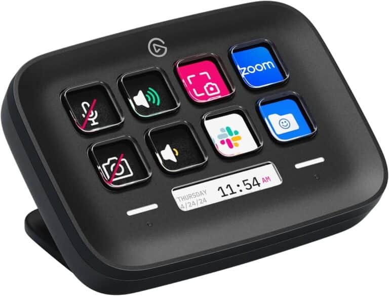 Elgato Stream Deck Neo negro con ocho teclas, imagen de Amazon