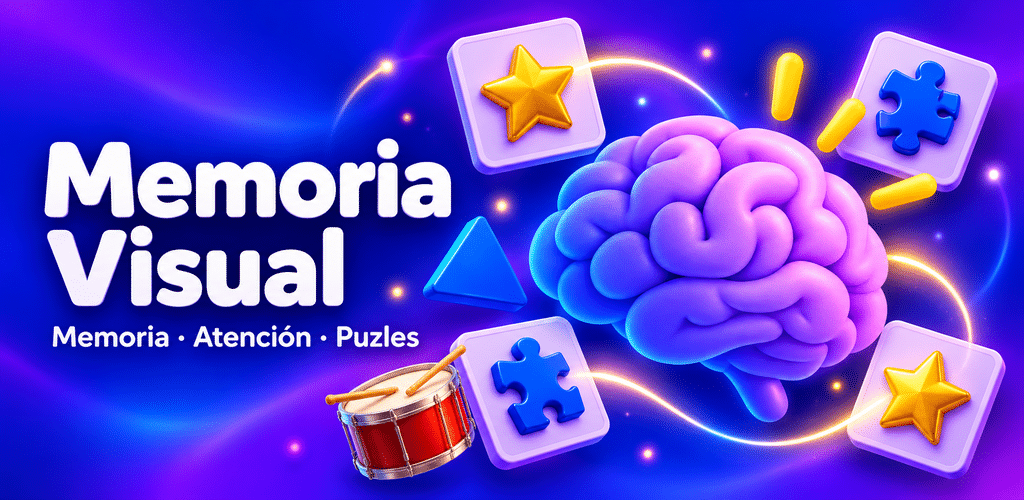 Portada de Memoria Visual: memoria, atención y puzles